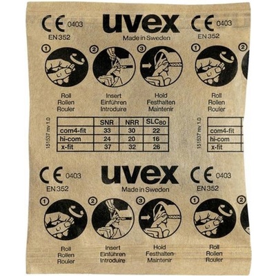 Uvex 2112087 uvex x fit špunty do uší 37 dB pro jedno použití 100 pár