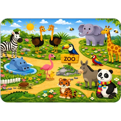 PokojovaDekorace.cz prostírání 115 Zvířátka v zoo 43x30cm