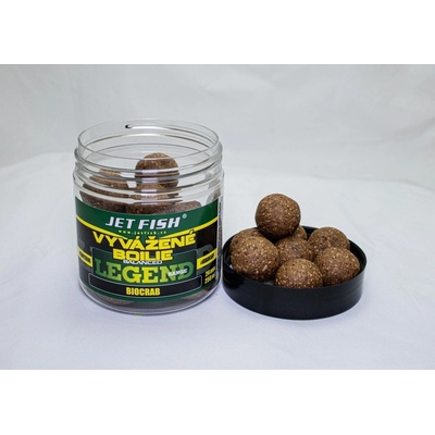 Jet Fish Legend Range vyvážené boilies 250 ml 24 mm Biocrab