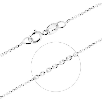 Cutie Jewellery Jemná retiazka z bieleho zlata Z0012