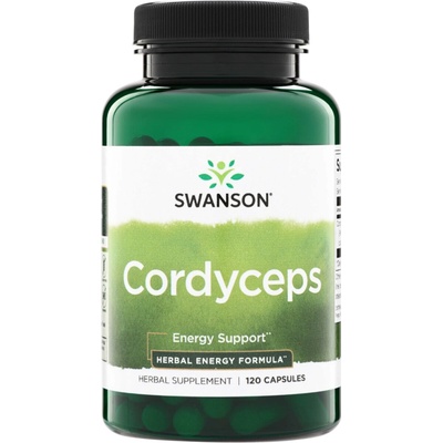 Swanson Cordyceps 600 mg 120 kapsúl