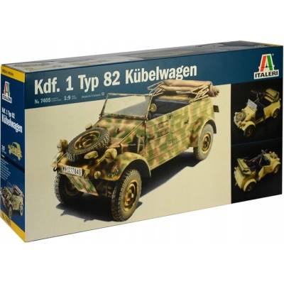 Italeri Vojenská modelová stavebnica 7405 Kdf.1 Typ 82 Kübelwagen 1:9