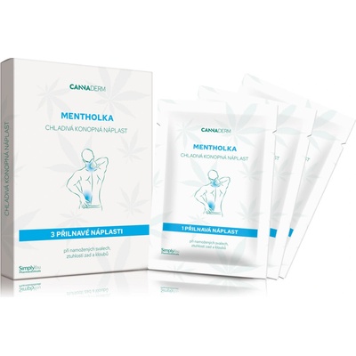 Cannaderm mentholka chladivá konopná náplast 3 ks