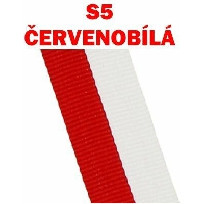 Stuha červeno-bílá