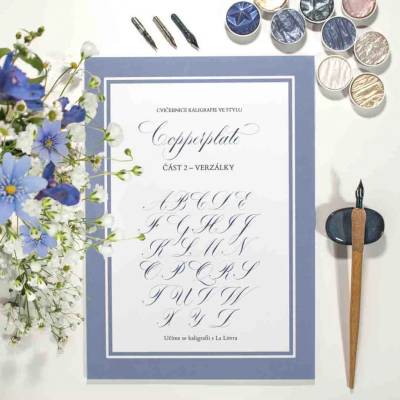 La Litera Cvičebnice kaligrafie ve stylu Copperplate II