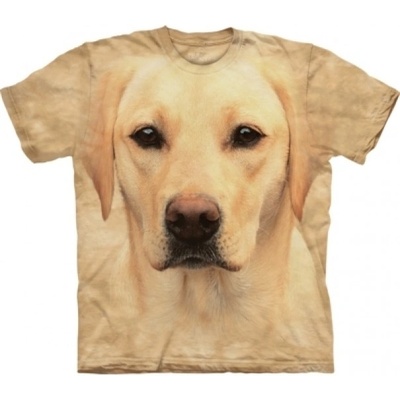 The Mountain Yellow Lab Portrait žlté