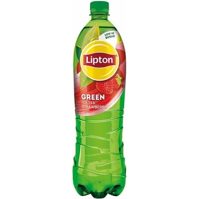 Lipton Ledový čaj zelený s příchutí jahod 1,5 l