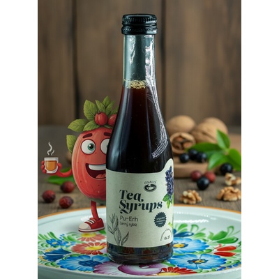 Oxalis Tea Syrups Pu Erh černý rybíz 200 ml