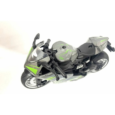 Alltoys Motorka 131 šedo-zelená 1:14