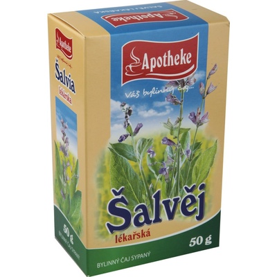 Apotheke Šalvěj lékařská nať sypaný čaj 50 g