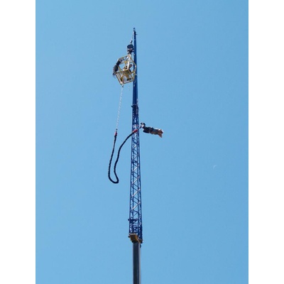 Bungee jumping z jeřábu v Brně, Bez záznamu, 2 osoby / tandem, Seskok z výšky 50 metrů