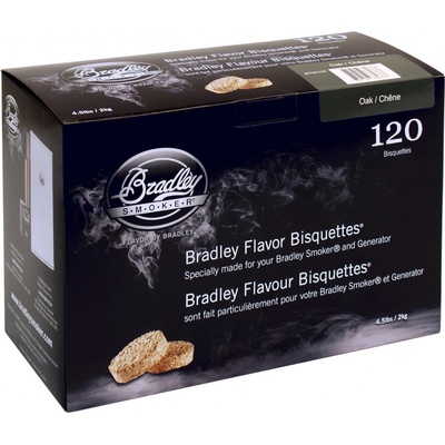 BRADLEY SMOKER Dub udící brikety 120 ks