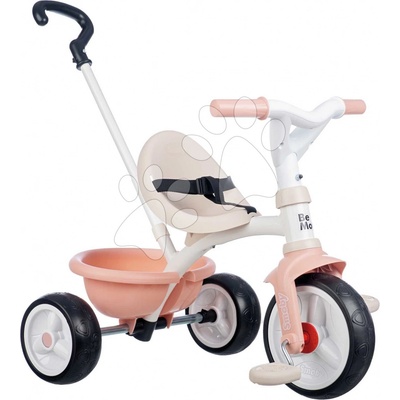Smoby s volnoběhem Be Move Tricycle Pinks nastavitelnou 95 cm vodicí tyčí a tichými EVA kolečky růžová – Hledejceny.cz