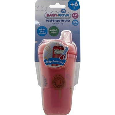Baby Nova netečúci termo hrnček so slamkou 250 ml