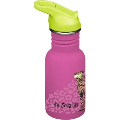 Klean Kanteen dětská nerezová lahev Kid Classic Narrow 12oz Cool Cat 355 ml