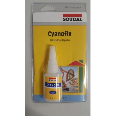 SOUDAL Cyanofix 84A vteřinové lepidlo 20 g