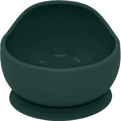 Petite & Mars Miska silikónová s prísavkou Misty Green 6m+ 350 ml