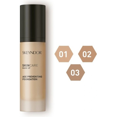 Skeyndor Skincare make-up Age Defense středně krycí make-up pro zralou pleť 02 30 ml