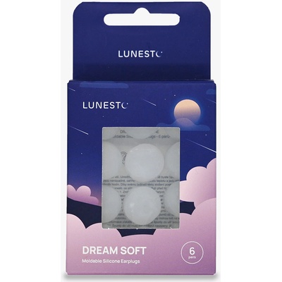 Lunesto Dream Soft silikonové špunty do uší 6 párů
