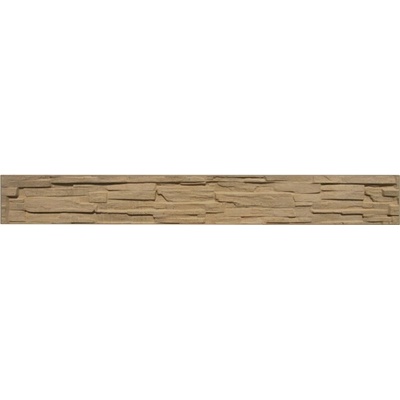 Betonový panel rovný jednostranný 200x25x4 cm - štípaný kámen - pískovec