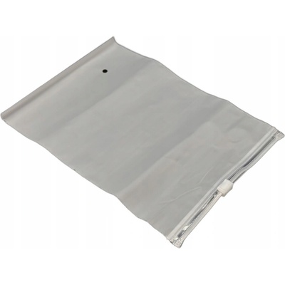 žiadna značka Polyetylénové vrecká so strunovým uzáverom, biele matné 10x15 cm, 10 ks