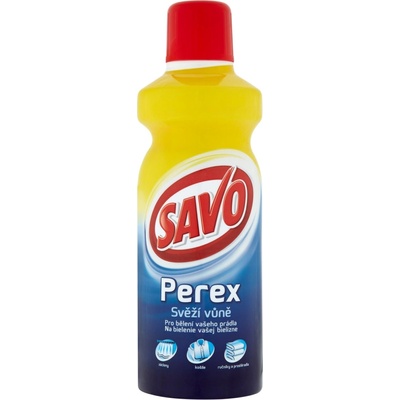 Savo Perex parfumovaný prípravok na predpieranie a bielenie bielizne svieža vôňa 1 l
