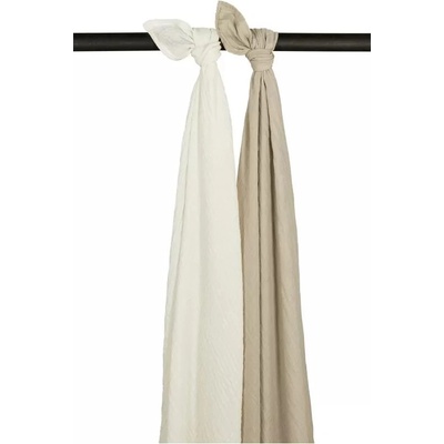 Meyco Mušelínové Offwhite/sand 2 ks