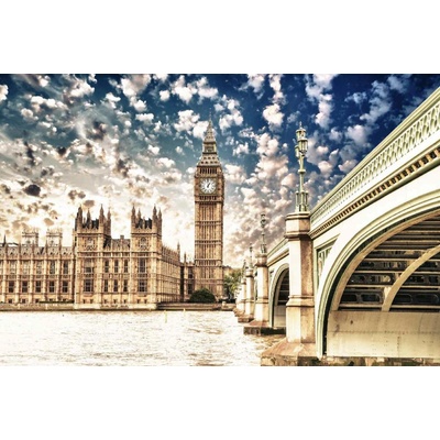Dimex MS-5-1067 Vliesová fototapeta Pohled na Big Ben rozměry 375 x 250 cm