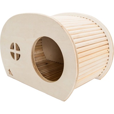 PetBuddy karavan prírodný domček 34.5 x 20 x 22 cm