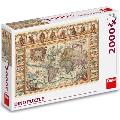 Dino Historická mapa světa 2000 dielov
