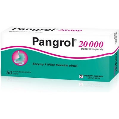 PANGROL POR 20000IU TBL ENT 50 II – Hledejceny.cz