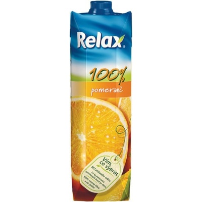 Relax pomeranč 100% 12 x 1 l