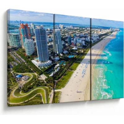 Obraz - Miami, Florida, trojdielne 120x80 cm