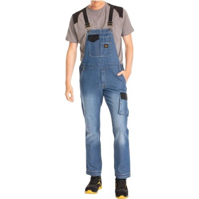 Rica Lewis Workwear pracovné nohavice s trakmi Jimmy pánske modrá JIMMY