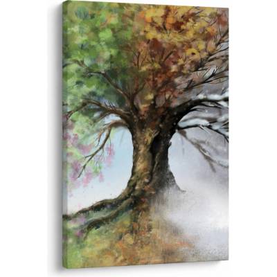 Obraz - Strom štyroch ročných období, jednodielny 60x90 cm
