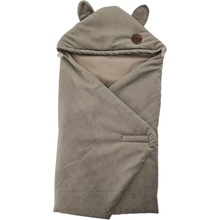 EKO do autosedačky Velvet 110 x 100 cm Dark Beige