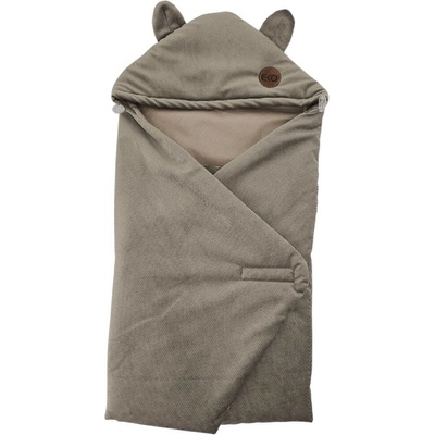 EKO do autosedačky Velvet 110 x 100 cm Dark Beige