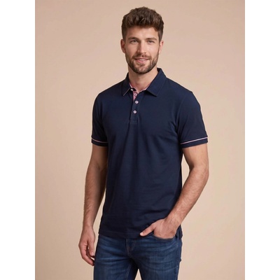 CityZen Antony pánska polokošeľa Navy/candy pink