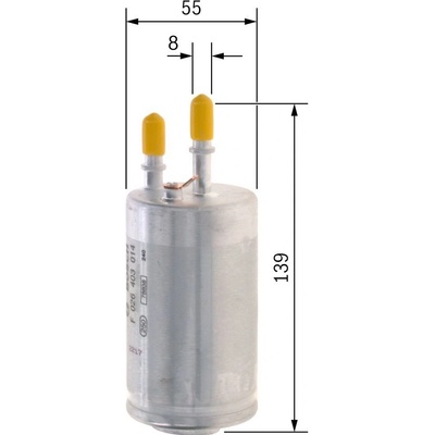 Palivovy filtr BOSCH F 026 403 014 – Hledejceny.cz