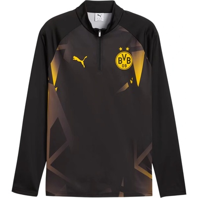 Puma Borussia Dortmund Warmup Quarter-Zip černá