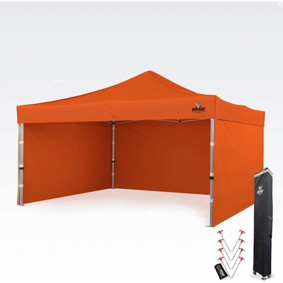 Brimo Promo stánok 4 x 4 m oranžový