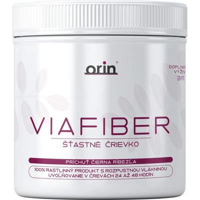 Orin Viafiber šťastné črievko s príchuťou čiernej ríbezle 311 g