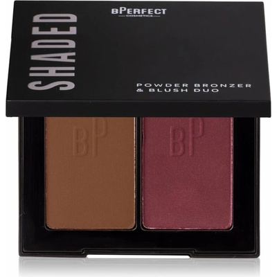 BPerfect Shaded Powder Bronzer & Blush Duo bronzer a lícenka 05 Deep 7 g