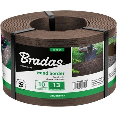 Bradas Wood Border 13 x 1000 cm hnědá 1 ks