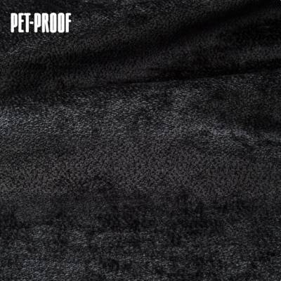 Velúrová poťahová látka Aphrodite Black na nábytok, metráž – Pet Proof