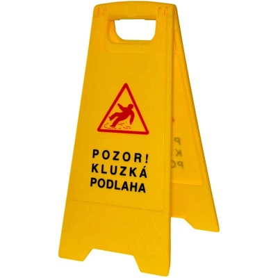Výstražná cedule / plastový stojan Pozor mokrá podlaha WS-2