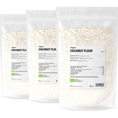 Vilgain Kokosová mouka bio 3 x 0,5 kg