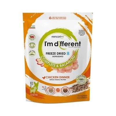 I'm different Chicken Dinner mrazem sušené raw s kuřetem 397 g