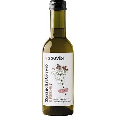 Znovín Znojmo Zweigel Rosé 12,5% 0,187 l (holá láhev)