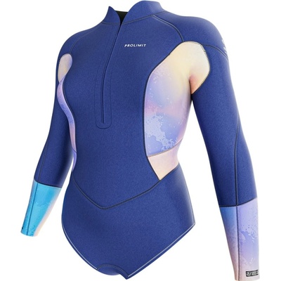 PROLIMIT Fire Sunset Shorty Front V-Zip 2/2 FL Blue Peach
